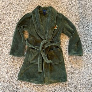 Cherokee Moose Crossing Robe Dark Green Size Small